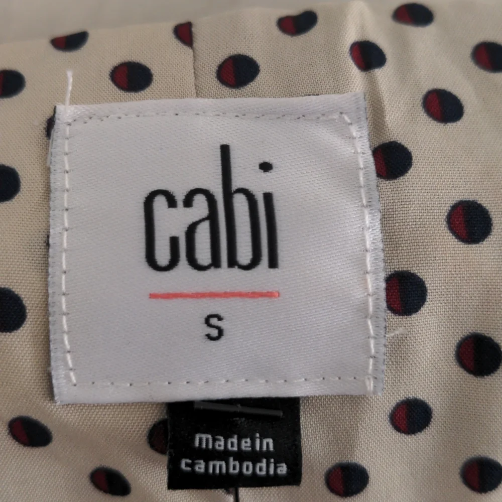 CAbi Regency Belted Noble Plaid Multicolor Coat with Fringe - Picture 8 of 10